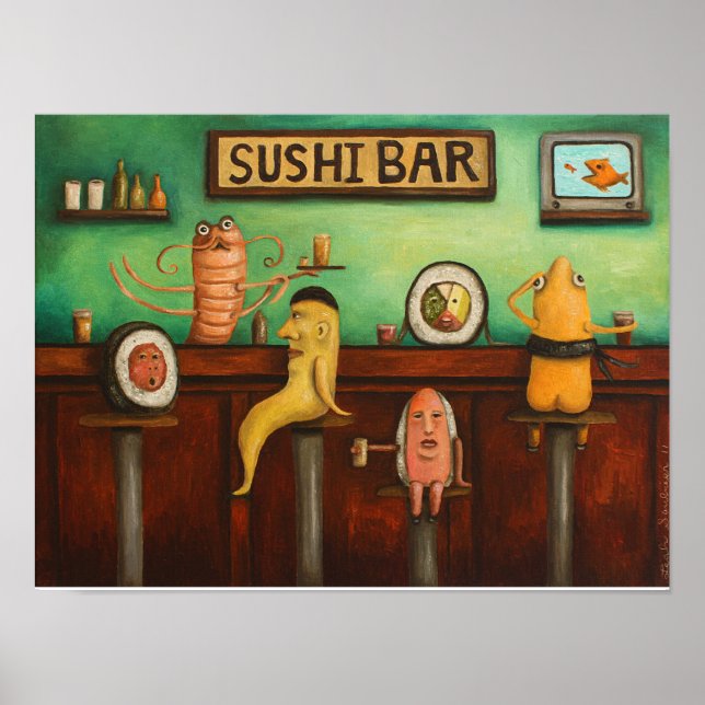 Sushi Bar Poster (Vorne)