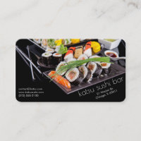 Sushi-Bar-Visitenkarte