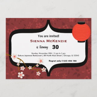 Sushi Birthday Einladung