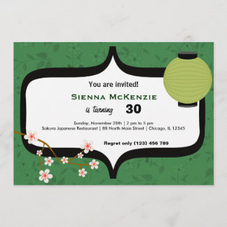 Sushi Birthday Einladung