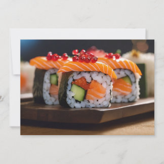 Sushi Bokeh Einladung