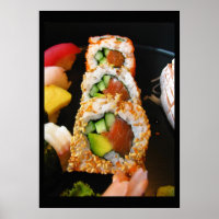 Sushi California Rolle Sashimi Feinschmecker Koch 