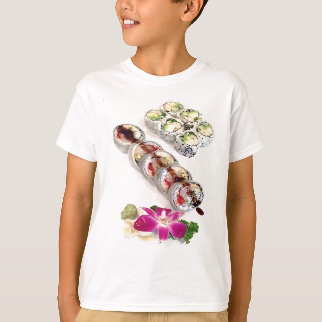 Sushi California Rolls T-Shirt (Vorderseite)