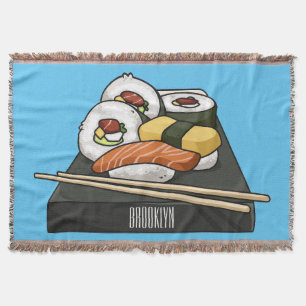 Sushi-Cartoon-Abbildung Decke