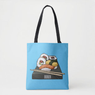 Sushi-Cartoon-Abbildung Tasche