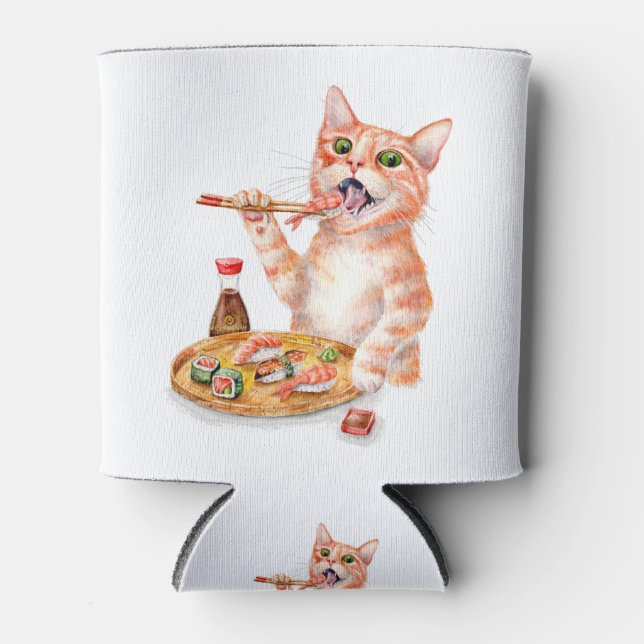 Sushi Cat Dosenkühler (Vorderseite)