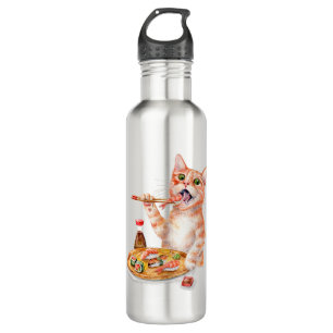Sushi Cat Edelstahlflasche