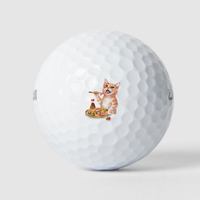 Sushi Cat Golfball (Vorderseite)
