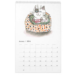 Sushi Cats Calendar Kalender