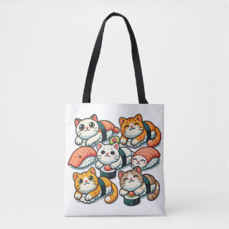 Sushi Cats Design für eine einzigartige Tote-Tasch Tasche