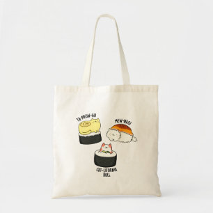 Sushi Cats Funny Sushi Pun Tragetasche