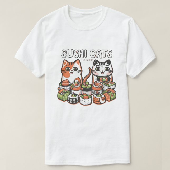 Sushi Cats Soiree T-Shirt (Design vorne)