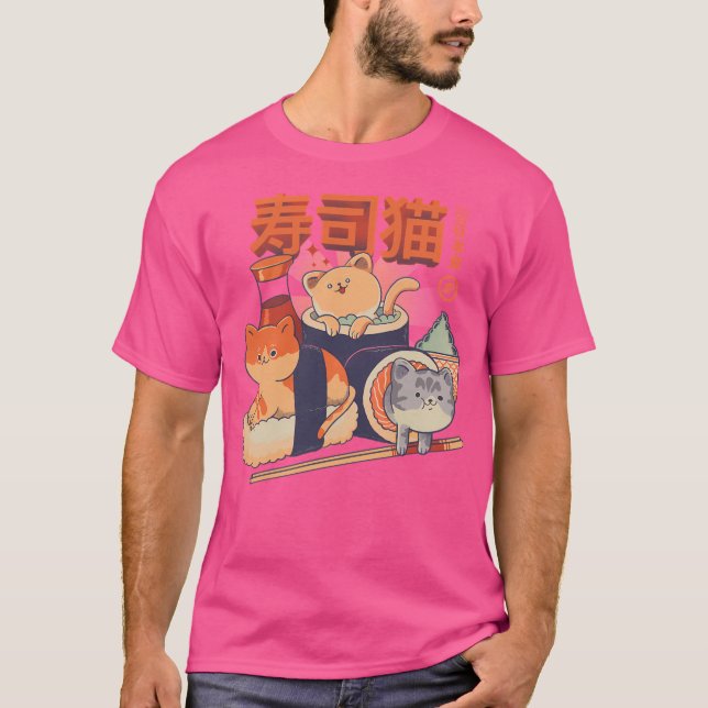 Sushi Cats T-Shirt (Vorderseite)