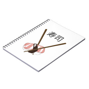 Sushi Chopsticks Notizblock