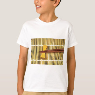 Sushi Chopsticks Sensei Masters Wood Bamboo T-Shirt