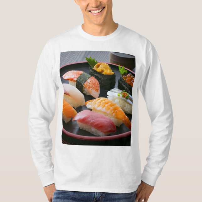 Sushi Circle – Japanese Round Dance T-Shirt (Vorderseite)