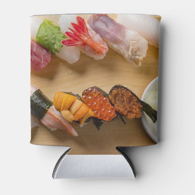 Sushi Curve Party – Chill with Style Dosenkühler (Vorderseite)