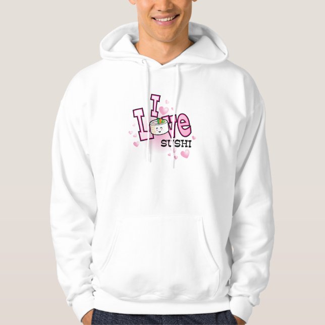 Sushi der Liebe I Hoodie (Vorderseite)