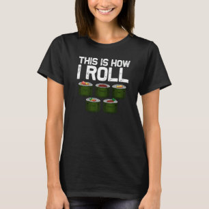 Sushi Designs für Männer Frauen japanische Lebensm T-Shirt