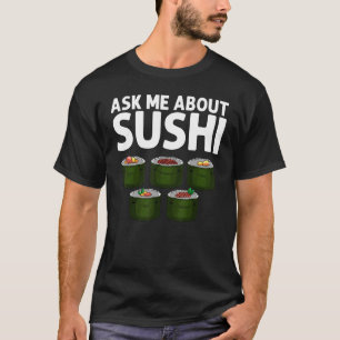 Sushi Designs für Männer Frauen japanische Lebensm T-Shirt