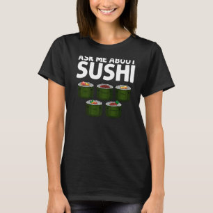 Sushi Designs für Männer Frauen japanische Lebensm T-Shirt
