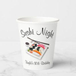 Sushi Dinner Party Pappbecher