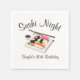 Sushi Dinner Party Serviette