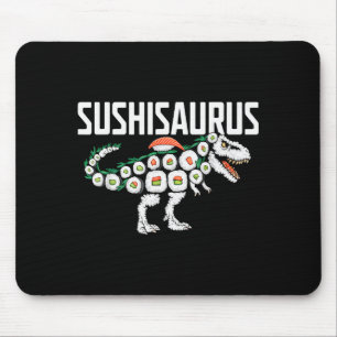 Sushi-Dinosaur T-Rex Japanisches Essen Lustige Sus Mousepad