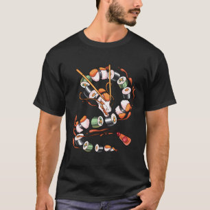 Sushi Dragon Roll Japanisch Food Kawaii Dragon Ani T-Shirt