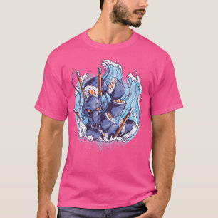 Sushi Dragon Wave Japanisch Ästhetisches Kanji Kaw T-Shirt