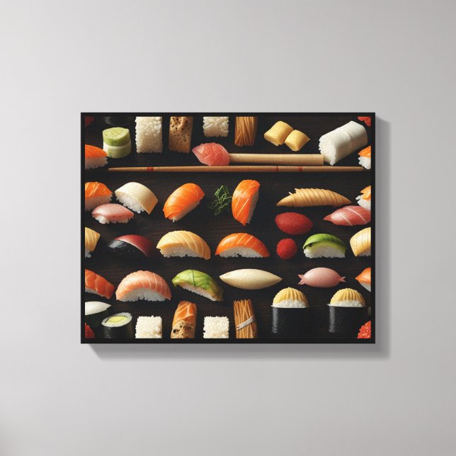 "Sushi Dreams" Canvas Print Leinwanddruck (Vorderseite)
