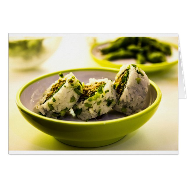 Sushi essen japanisches Asia Food Rice Leckeres Mi (Vorderseite (Horizontal))