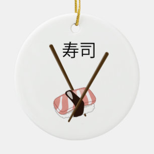 Sushi-Essstäbchen Keramik Ornament