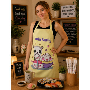 Sushi Familie Schürze