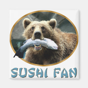 Sushi Fan Magnet