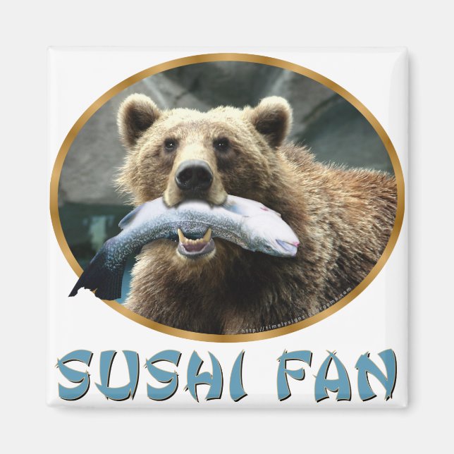 Sushi Fan Magnet (Vorne)