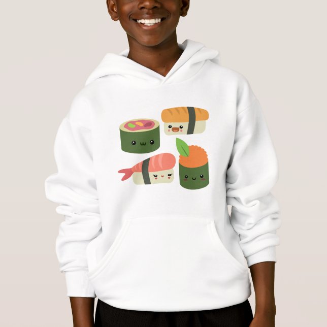 Sushi-Freunde Hoodie (Vorderseite)