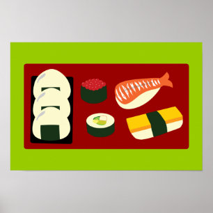 Sushi Fun Poster