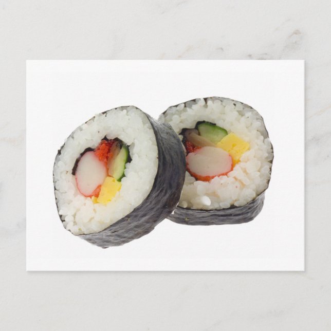 Sushi - Futomaki Postkarte (Vorderseite)