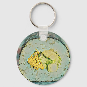 Sushi-Geschenk für Liebhaber von Lebensmitteln Schlüsselanhänger