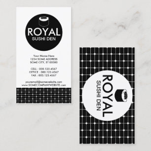 Sushi-Gitter Visitenkarte