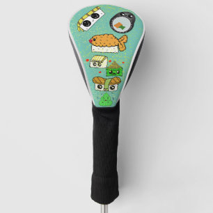 Sushi Glitzer Golf Head Cover Design  Headcover