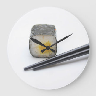 Sushi! Große Wanduhr
