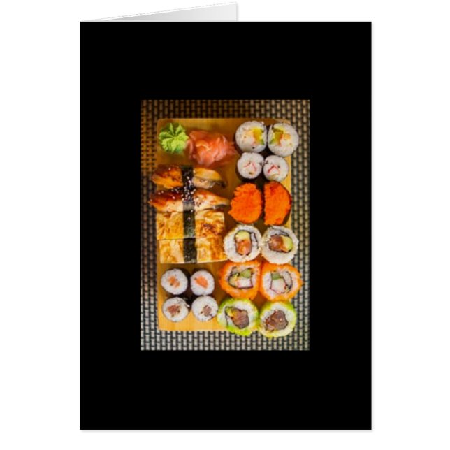 Sushi 🍣 Grußkarte (Vorne)