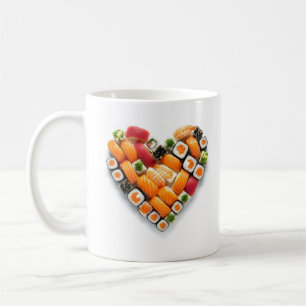 Sushi-Herz Kaffeetasse