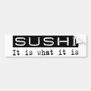 Sushi ist es autoaufkleber