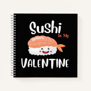Sushi ist mein Valentin, Sushi Notizbuch