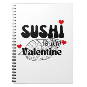 Sushi ist mein Valentine Notizblock