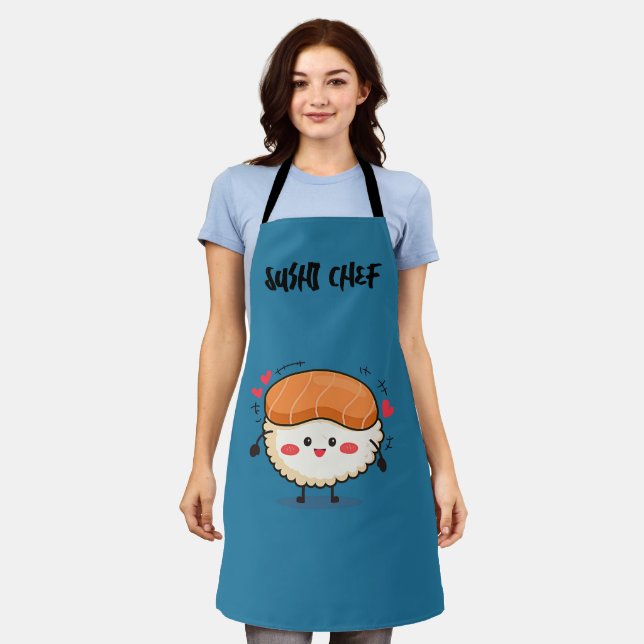Sushi ist mein Valentine Schürze (Getragen)