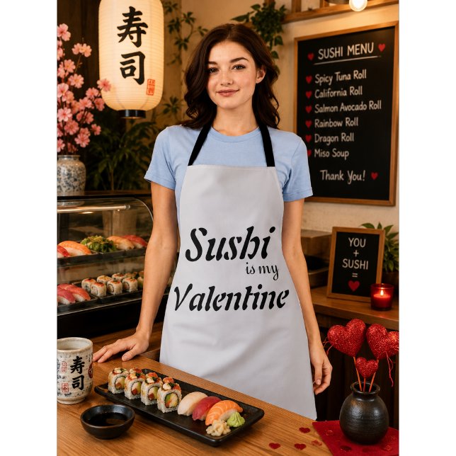 Sushi ist mein Valentine Schürze (Von Creator hochgeladen)